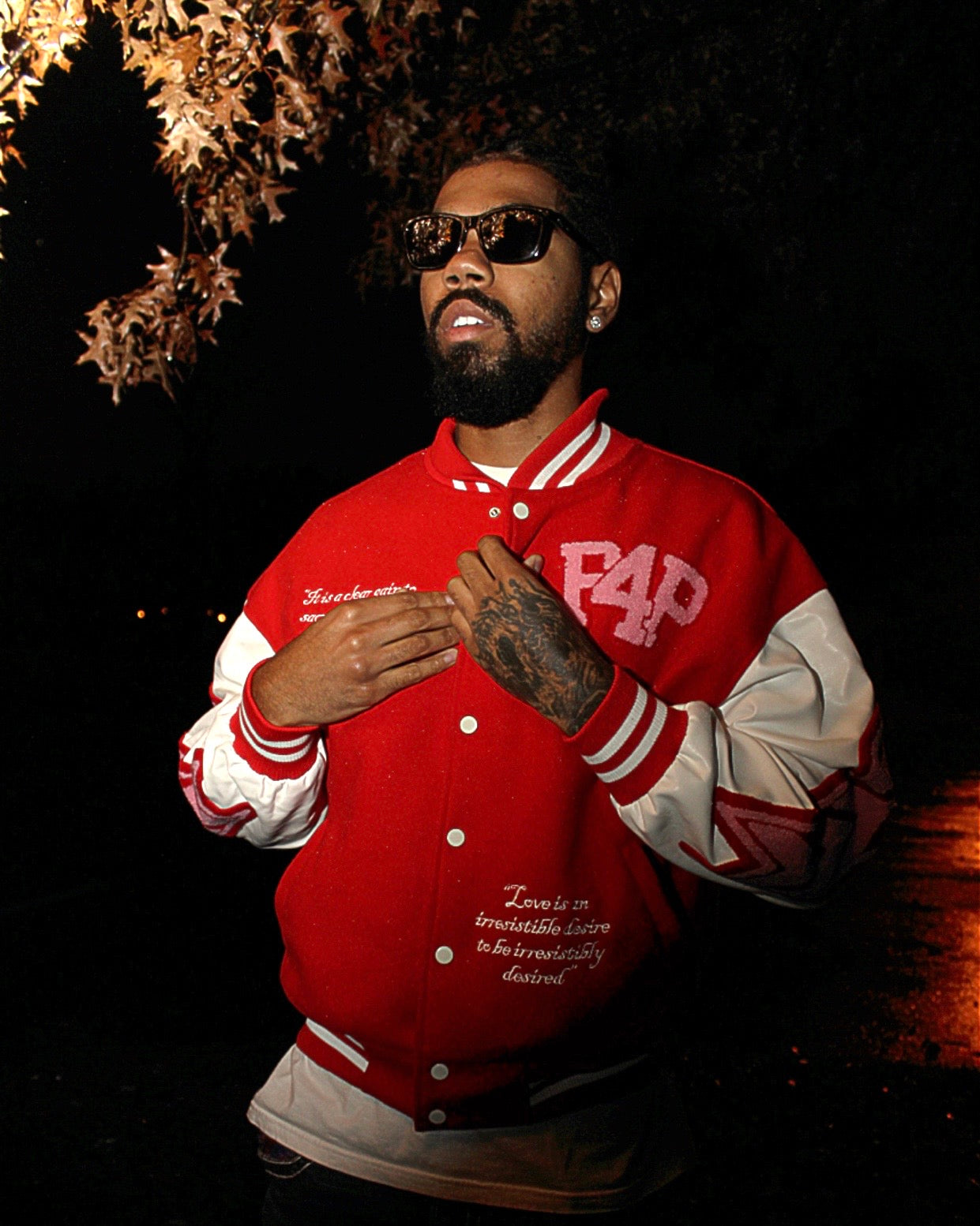 P4P VARSITY JACKET (RED)